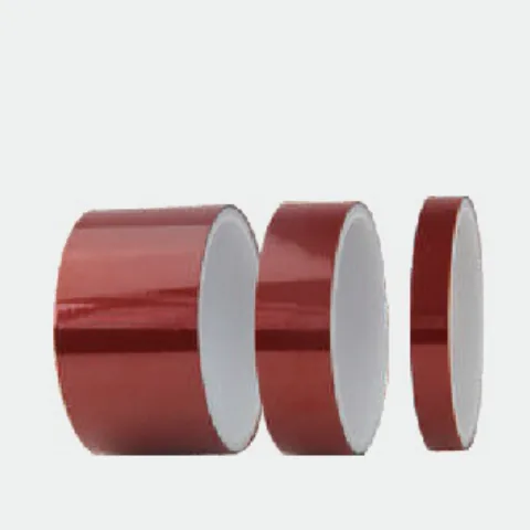 Roll of amber polyimide high-temperature film