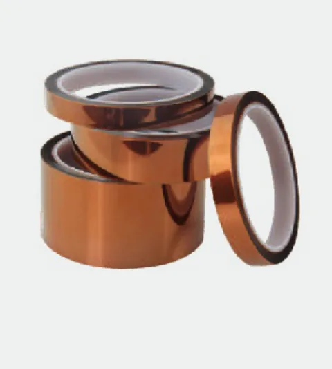 Rolls of single-side amber polyimide tape